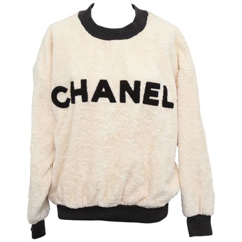 vintage chanel cashmere sweater|authentic chanel logo sweater.